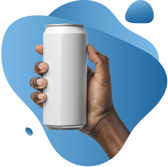 Three aluminum cans grouped together with the words "Wasatch Sparkling Water" on them.